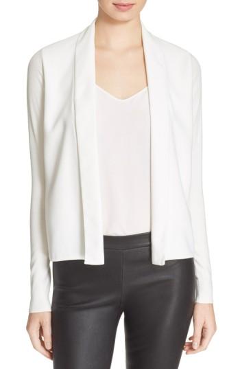 Women's Ted Baker London 'faiyly' Mixed Media Cardigan - Ivory