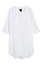 Women's Nic+zoe Wanderlust Shirtdress - White