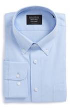 Men's Nordstrom Men's Shop Tech-smart Traditional Fit Stretch Solid Dress Shirt .5 - 34/35 - Blue