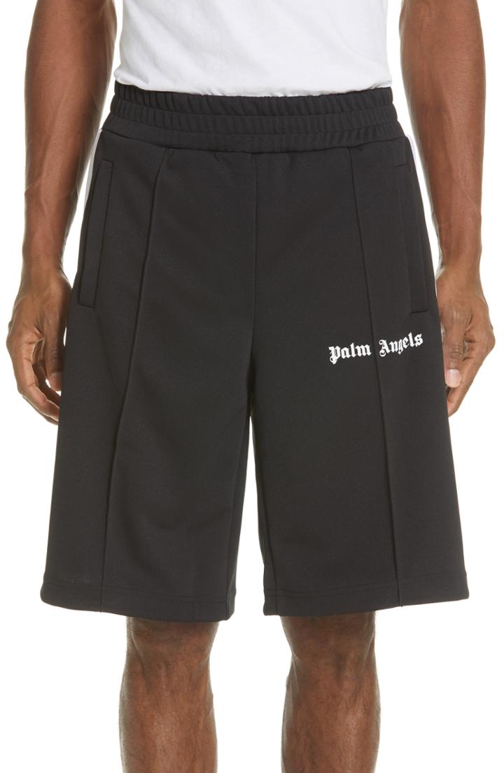 Men's Palm Angels Track Shorts - Black