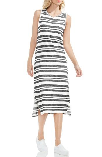 Women's Two By Vince Camuto Jacquard Stripe Tank Dress - White