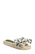Women's Jeffrey Campbell Estela Bow Tie Slide Sandal Eu - White