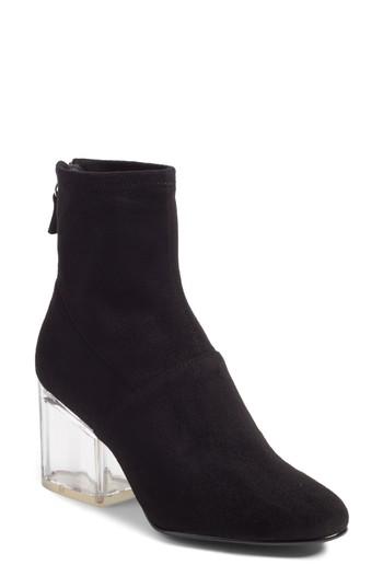 Women's Steve Madden Lusty Statement Heel Bootie M - Black