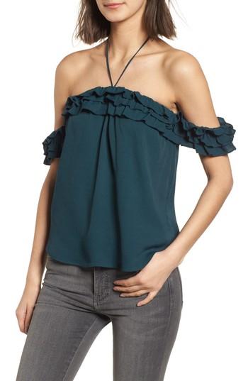 Women's Mcguire Norfolk Off The Shoulder Top - Blue