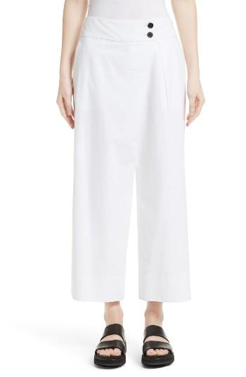 Women's Colovos Poplin Foldover Pants