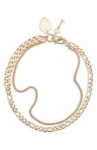 Women's Bp. Heart & Key Chain Necklace