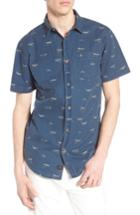 Men's Globe Freestyle Print Shirt - Blue