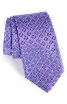 Men's Nordstrom Saranac Circles Silk Tie, Size X-long - Purple