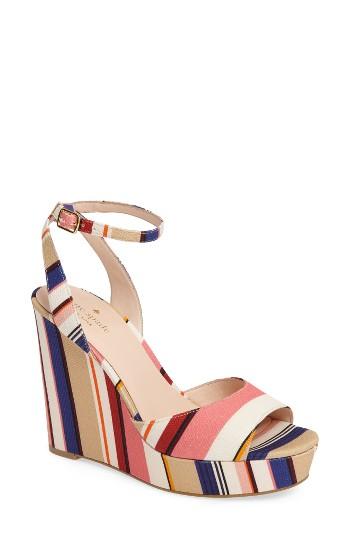 Women's Kate Spade New York Dellie Wedge Sandal M - Beige
