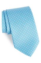 Men's Salvatore Ferragamo Encora Silk Tie, Size - Blue