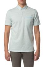 Men's Good Man Brand Heathered Stripe Polo - Blue/green