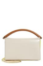 Diane Von Furstenberg Bonne Soiree Leather Top Handle Bag - Ivory