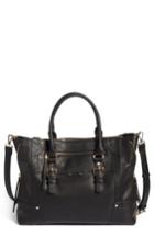 Sole Society Susan Faux Leather Tote - Black