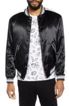 Men's The Kooples Tedy Regular Fit Striped Jacket - Black