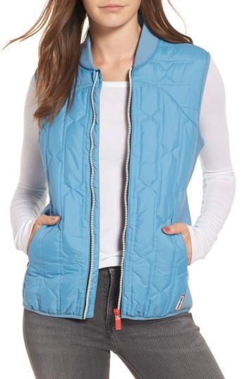 Women's Hunter Women's Original Quilted Gilet Vest - Blue