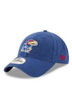 Men's New Era Collegiate Core Classic - Kansas Jayhawks Baseball Cap - Blue