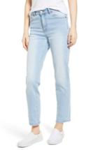 Women's Dr. Denim Jeansmaker Edie High Waist Crop Straight Leg Jeans - Blue