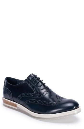 Men's Bugatchi 'palermo' Wingtip M - Blue