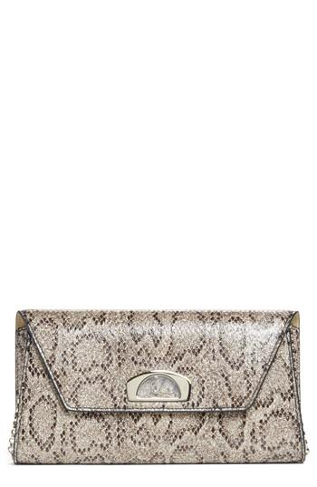 Christian Louboutin Vero Dodat Glitter Clutch - Grey