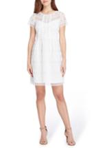 Women's Tahari Lace Fit & Flare Dress - White