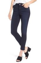 Petite Women's Nydj Ami Stretch Ankle Skinny Jeans P - Blue