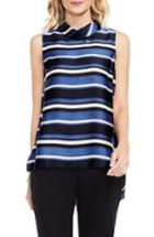 Women's Vince Camuto Modern Chords Tunic Blouse - Blue