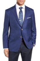 Men's Samuelsohn Bedford Classic Fit Herringbone Wool Blend Sport Coat