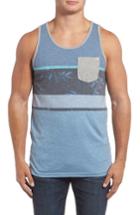 Men's Rip Curl Rapture Stripe Print Patch Pocket - Blue