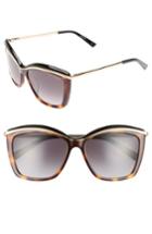 Women's Ted Baker London 55mm Cat Eye Sunglasses - Tortoise