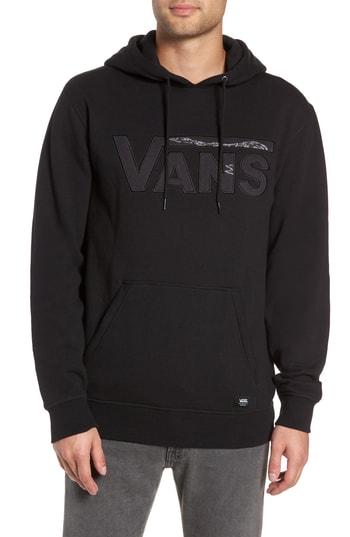 Men's Vans Classic Camo Hooded Sweatshirt - Black