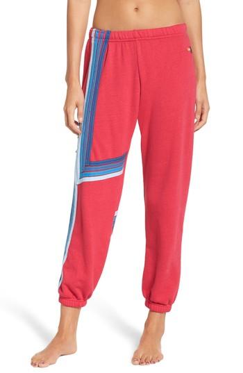 Women's Aviator Nation Blaze 4 Sweatpants - Pink
