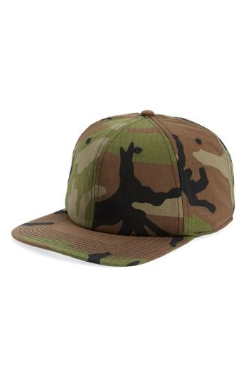 Men's Nike Camo Snapback Cap - Green