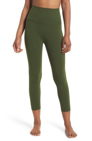 Women's Beyond Yoga High Waist Capri Leggings - Green