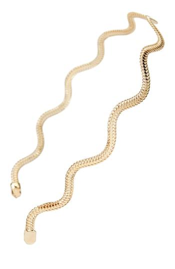 Tasha Wavy Headband, Size - Metallic