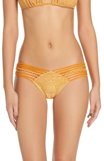 Women's Luli Fama Brazilian Bikini Bottoms - Orange