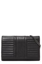 Women's Botkier Moto Leather Wallet On A Chain - Black