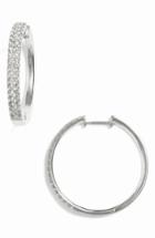 Women's Bony Levy Kiera Medium Diamond Hoop Earrings (nordstrom Exclusive)