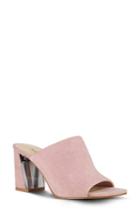 Women's Nine West Gemily Block Heel Slide Sandal M - Pink