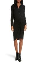 Women's Veronica Beard Wren Twist Hem Shirtdress