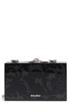 Miu Miu Lace Box Clutch - Black