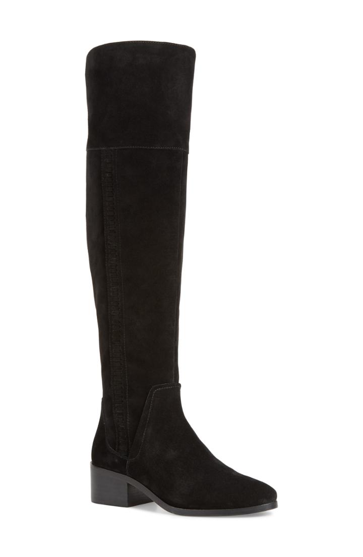 Women's Vince Camuto Kochelda Over The Knee Boot Regular Calf M - Black