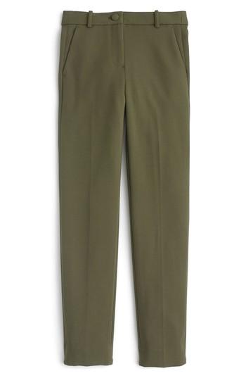 Women's J.crew Cameron Seasonless Stretch Pants - Green