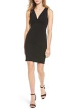 Women's Soprano Cross Back Body-con Dress - Black