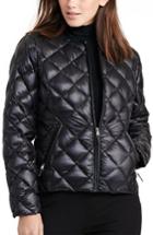 Women's Lauren Ralph Lauren Quilted Collarless Down Jacket - Black