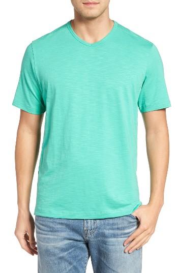 Men's Tommy Bahama 'portside Player' Pima Cotton T-shirt, Size - Green