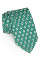Men's Vineyard Vines Miami Dolphins Print Tie, Size - Green