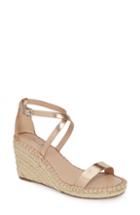 Women's Charles By Charles David Nola Espadrille Wedge Sandal M - Metallic