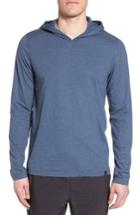 Men's Prana Cotton Blend Hoodie - Blue