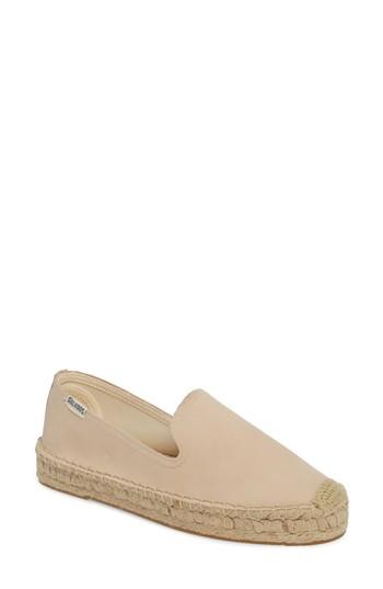 Women's Soludos Espadrille Flat .5 M - Beige