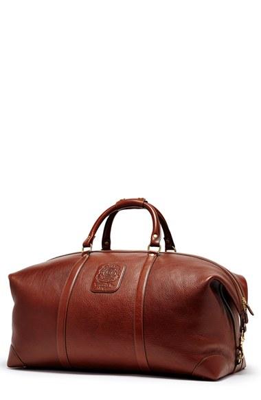 Men's Ghurka 'cavalier Iii' Leather Duffel Bag -